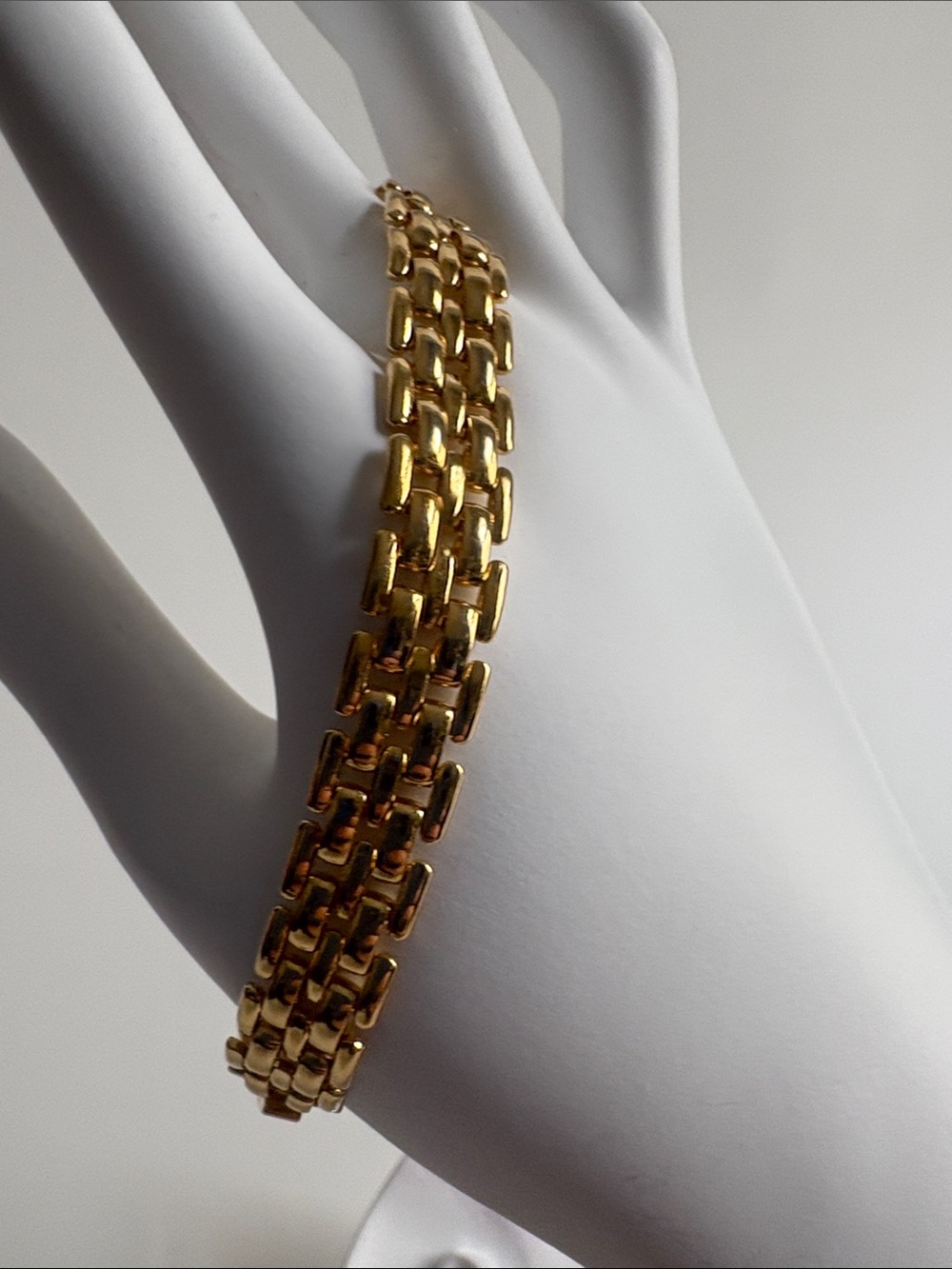 Gold Multi Strand Link Bracelet Layered Chain Elegant Women Jewelry